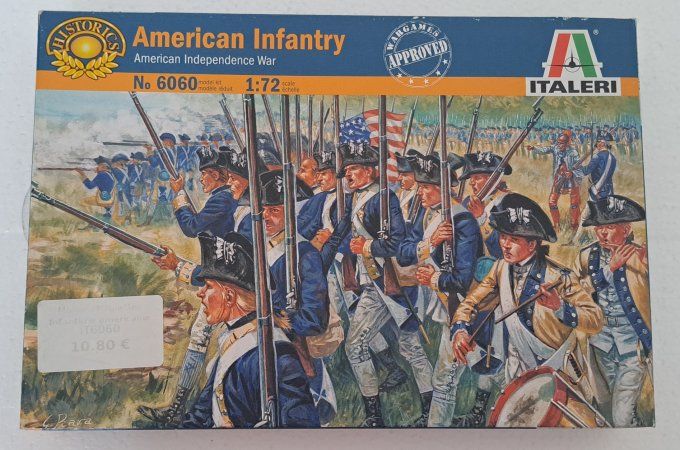 AMERICAN INFANTRY INDEPENDENCE WAR   1/72