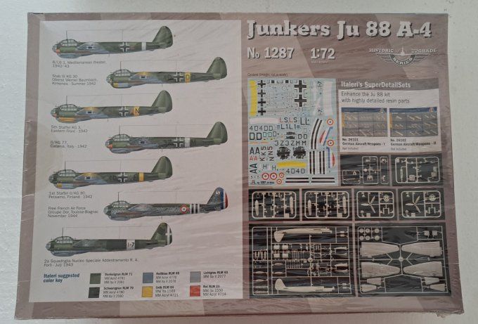JUNKERS JU 88 A-4 + WWII GERMAN AIRCRAFT WEAPONS - II  1/72