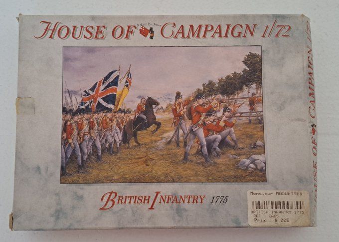 BRITISH INFANTRY 1775    1/72