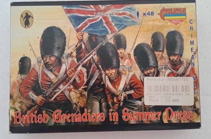 GRENADIER ANGLAIS TENUE ETE    1/72