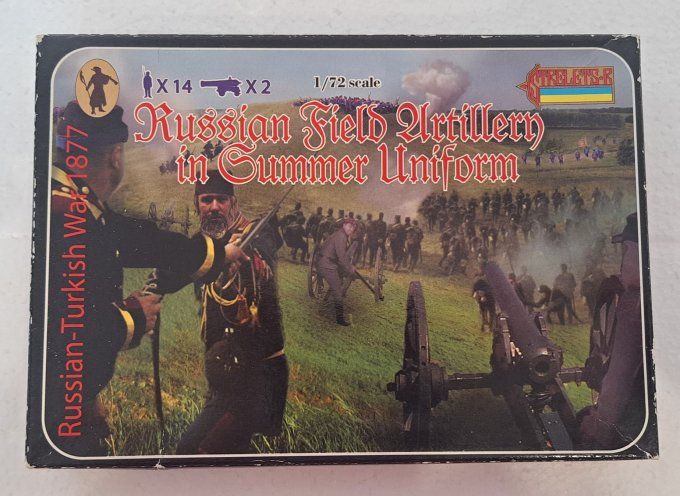 ARTILLERIE RUSSE TENUE  ETE 1877      1/72