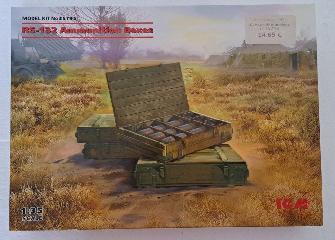 CAISSES MUNITIONS RS-132 POUR LANCE ROQUETTES    1/35