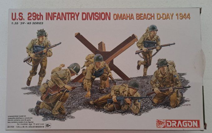 US 29th INFANTRY DIVIDION  OMAHA BEACH D-DAY 1944   1/35