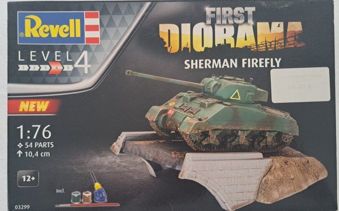 SHERMAN FIREFLY  FIRST DIORAMA   1/76