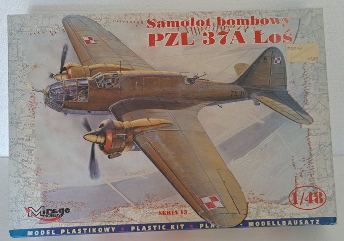 SAMOLOT BOMBOWY  PZL 37A Los     1/48