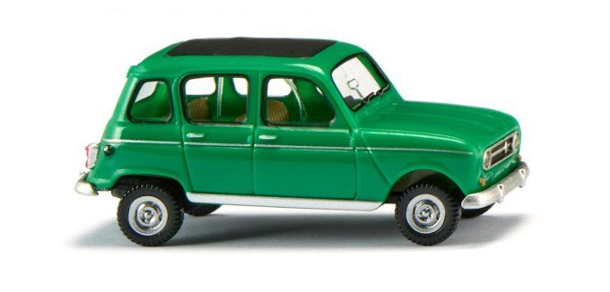 Renault R4 avec toit rabattable - vert