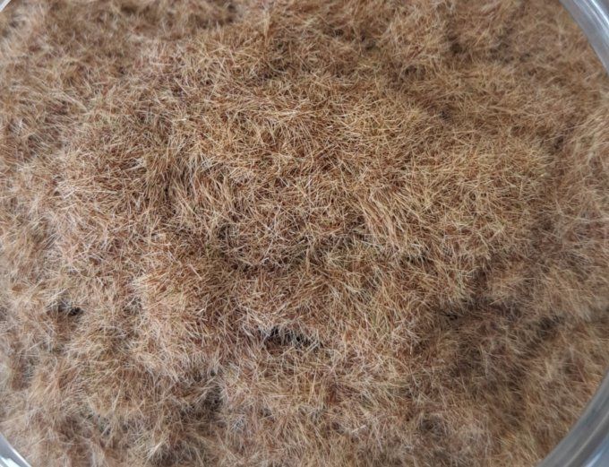 Fibres 2 mm Herbe brulee 20gr