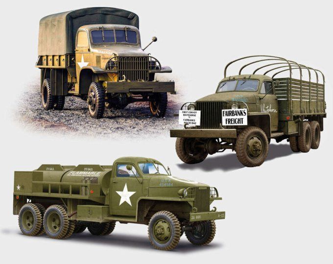 WWII US military vehicles in 1:35 