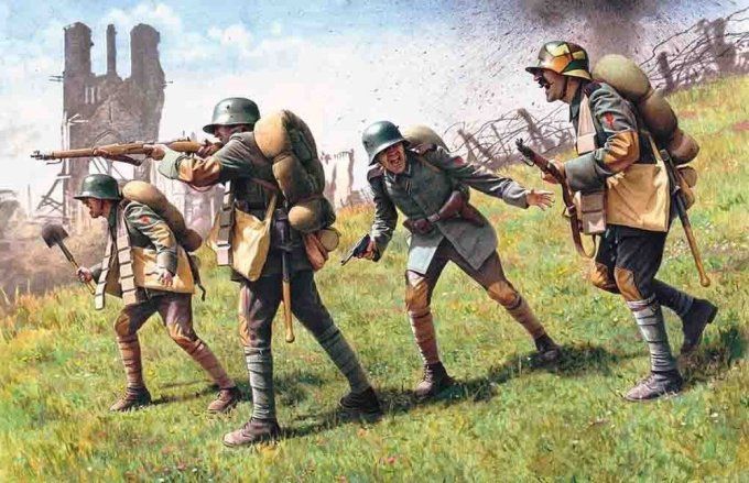 GERMAN ASSAULT TROOPS 1917/18   1/35