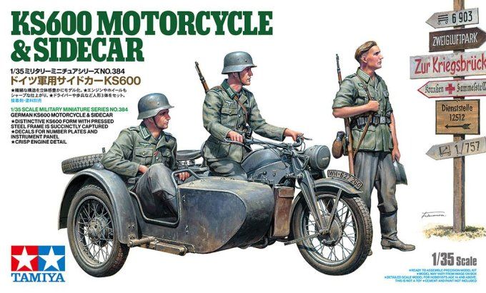 Moto KS600 & Sidecar 1/35