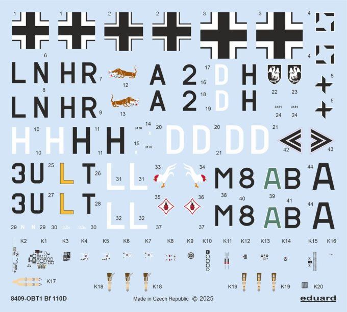Bf 110D EDUARD-WEEKEND in 1:48