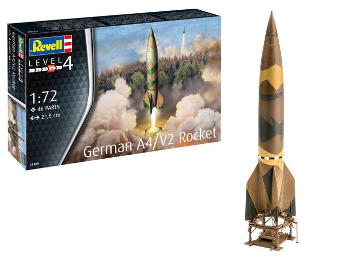 German A4/V2 Rocket in 1:72