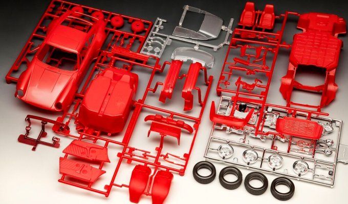Geschenkset Porsche 911 Turbo 50th Anniversary in 1:24