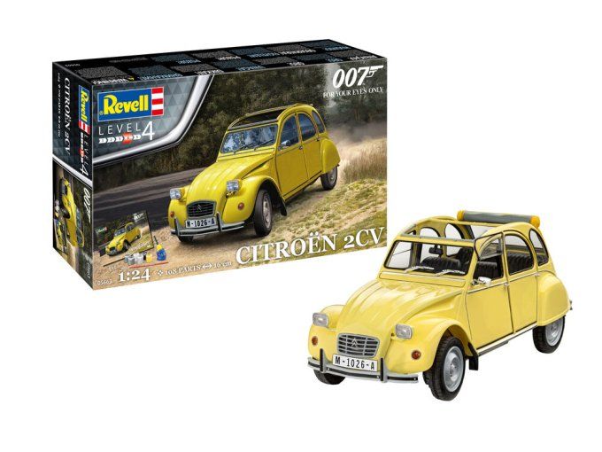 Geschenkset James Bond Citroen 2 CV in 1/24