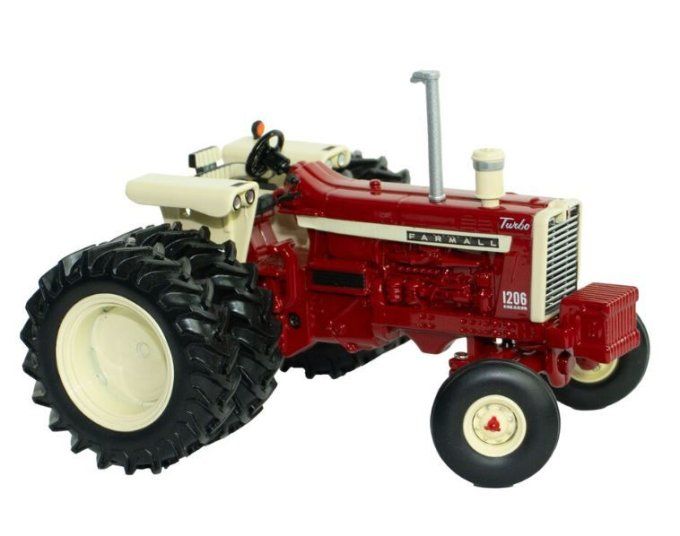 IH FARMALL 1206 jumelés arrière