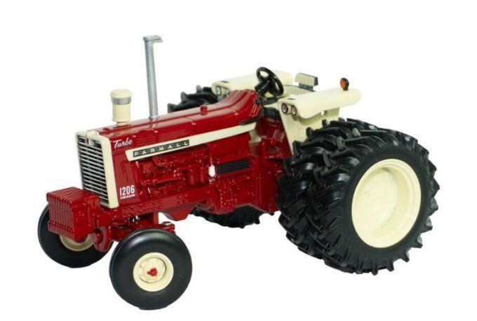 IH FARMALL 1206 jumelés arrière