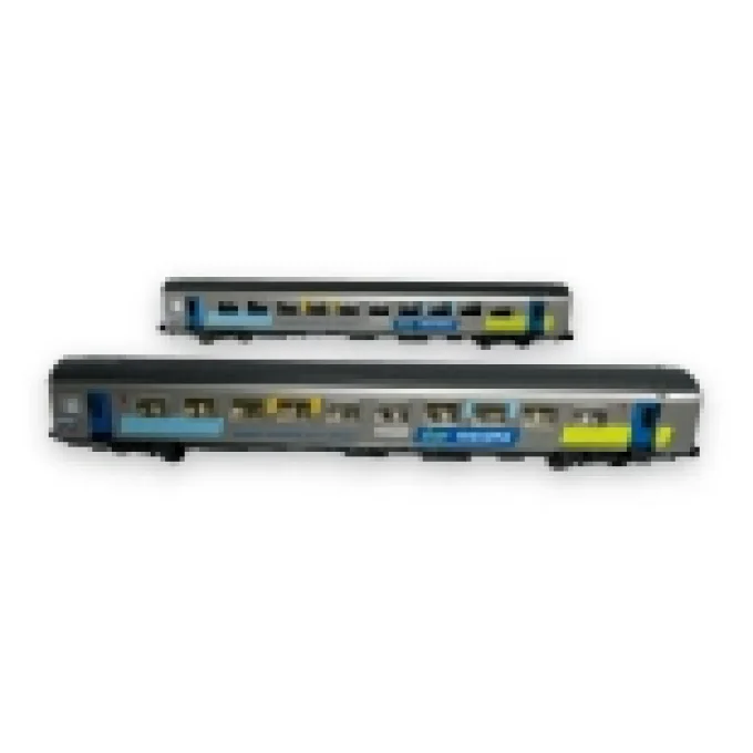 Coffret 2 voitures voyageurs Corail - N 1/160 - SNCF - EP VI