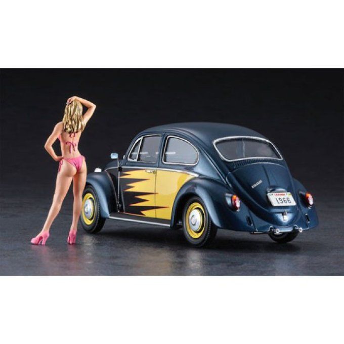 VW BEETLE « Cal Look » + Figurine 1/24