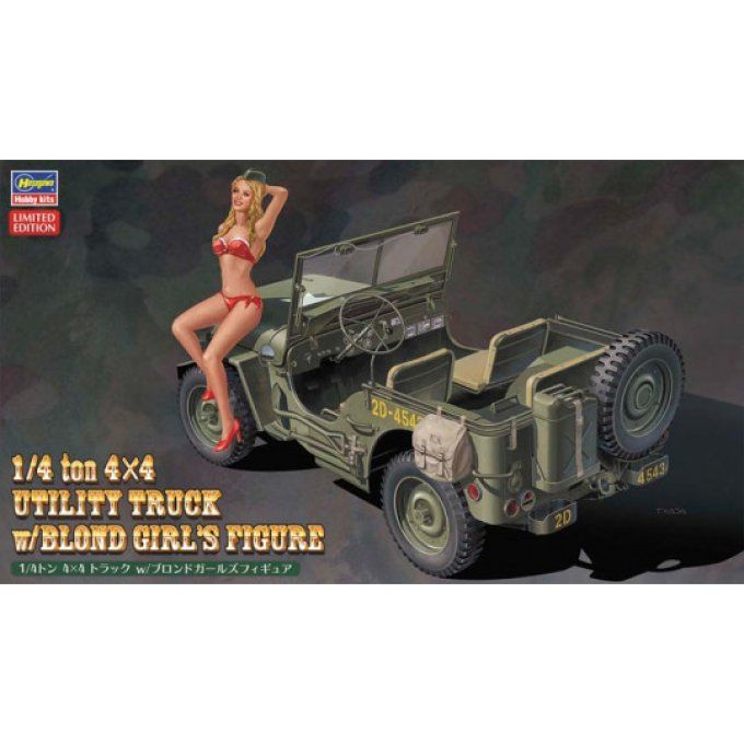 Jeep + figurine 1/24 SP449