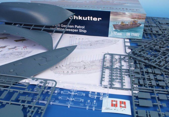 Kriegsfischkutter ‘WWII German Patrol and Minesweeper Ship’ in 1:72