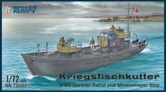 Kriegsfischkutter ‘WWII German Patrol and Minesweeper Ship’ in 1:72