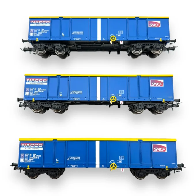 SNCF set de 3 wagons tombereau Type Eamnos épVI