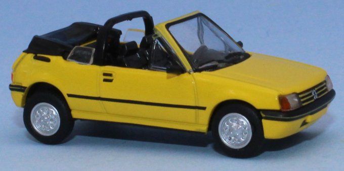 Peugeot 205 convertible CT, broom yellow
