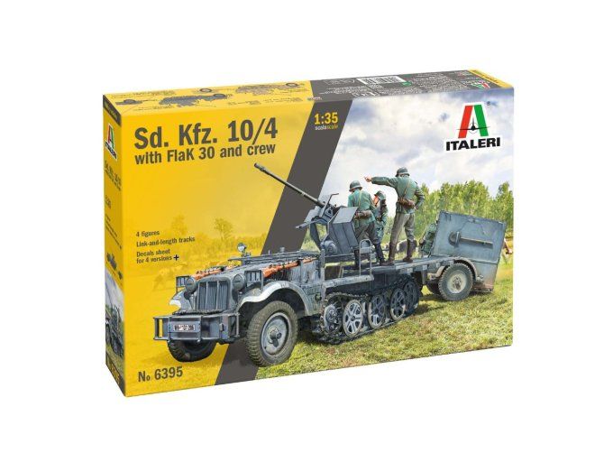 Sd.Kfz 10/4 Flak 30 et Servants