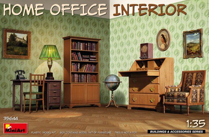 Intérieur du bureau en 1:35