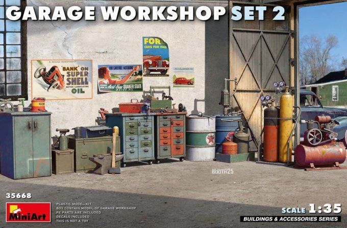 Garage Workshop Set #2 in 1:35