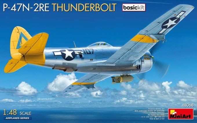 P-47N-2RE Thunderbolt. Basic Kit in 1:48