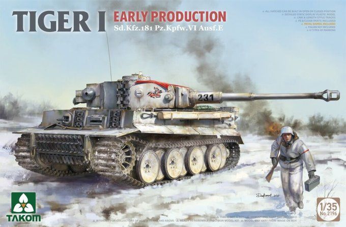 TIGER I EARLY-PRODUCTION Sd.Kfz.181 Pz.Kpfw.VI Ausf.E in 1:35