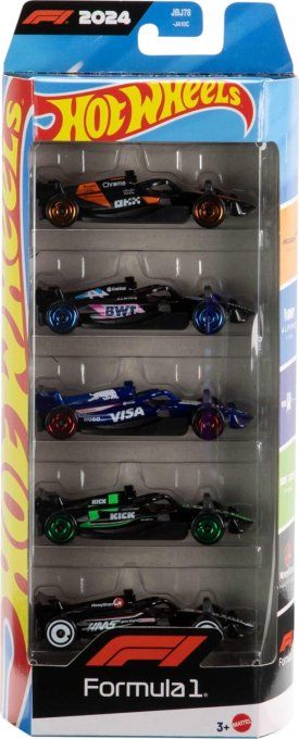 5 VOITURES HOT WHEELS FORMULA1