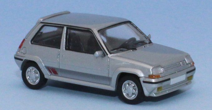 Renault 5 GT Turbo phase 2, argent métallisé, 1987