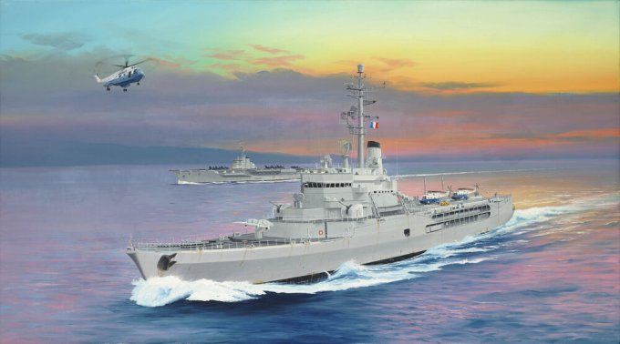 French Navy Helicopter Cruiser Jeanne d’Arc 1964 in 1:350