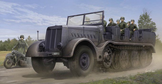 Schwerer Zugkraftwagen 18 t Sd.Kfz.9 Artillery Version in 1:35
