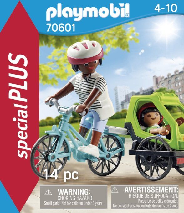 CYCLISTES MAMAN ET ENFANT