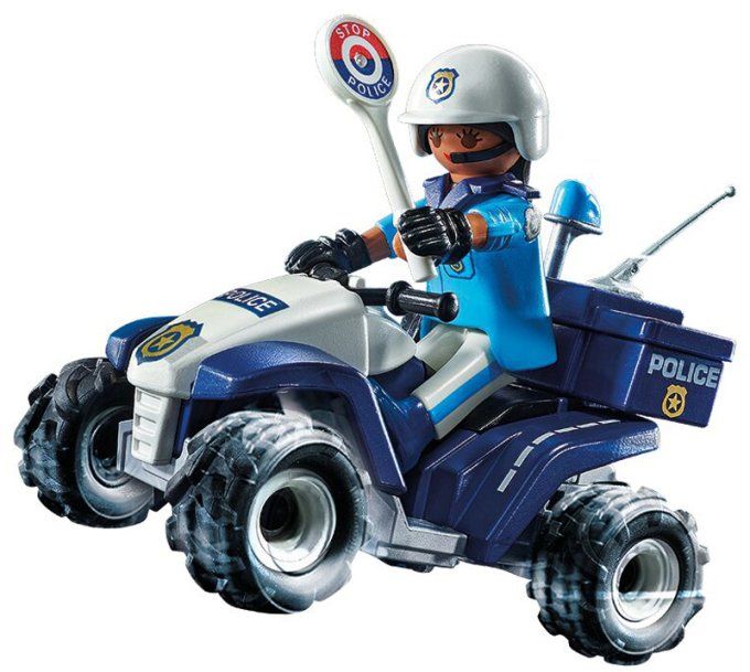 POLICIER ET QUAD