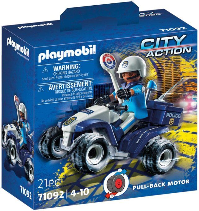 POLICIER ET QUAD