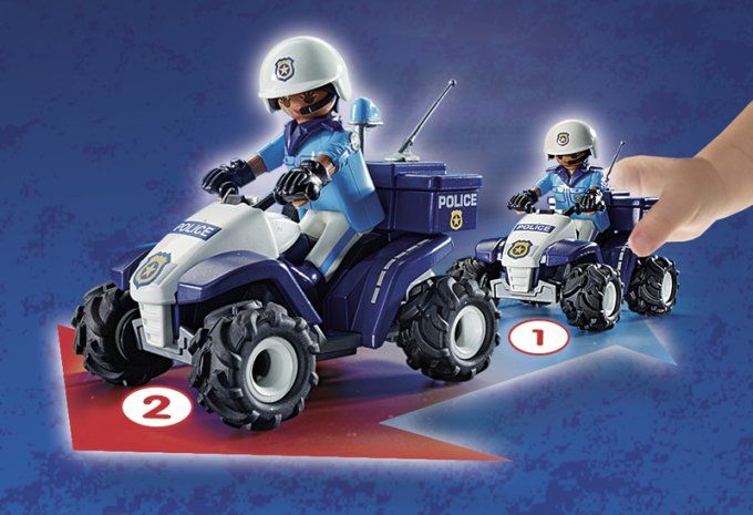 POLICIER ET QUAD