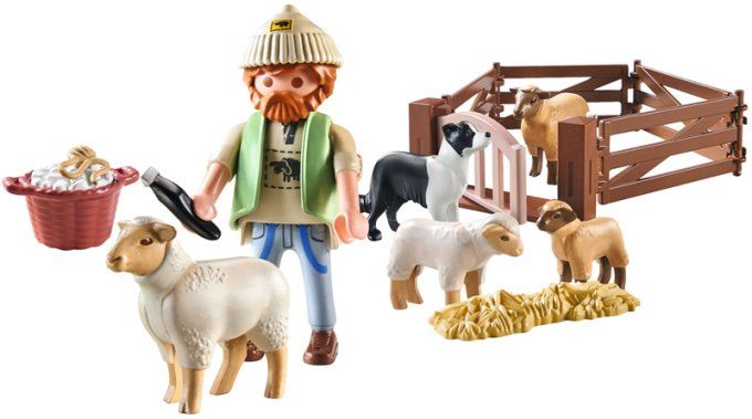 BERGER AVEC MOUTONS