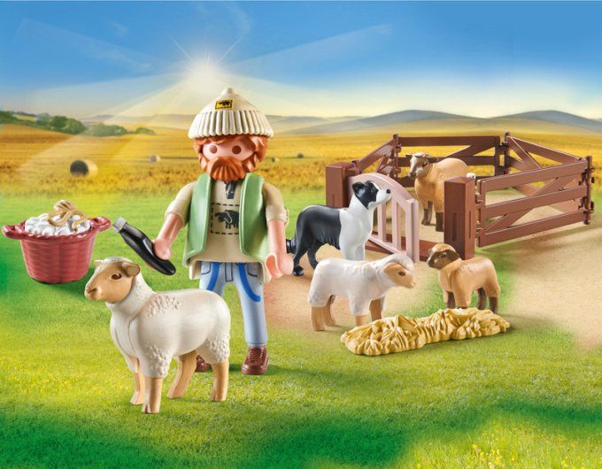 BERGER AVEC MOUTONS