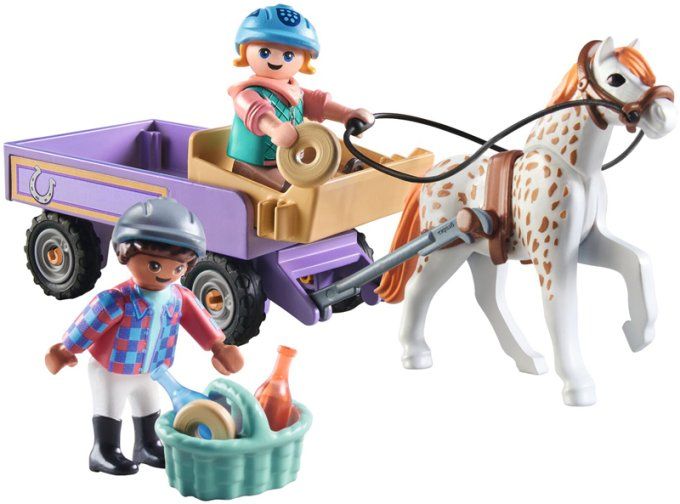 ENFANTS + CALECHE ET PONEY