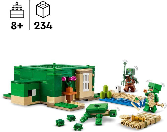 MAISON PLAGE TORTUE MINECRAFT