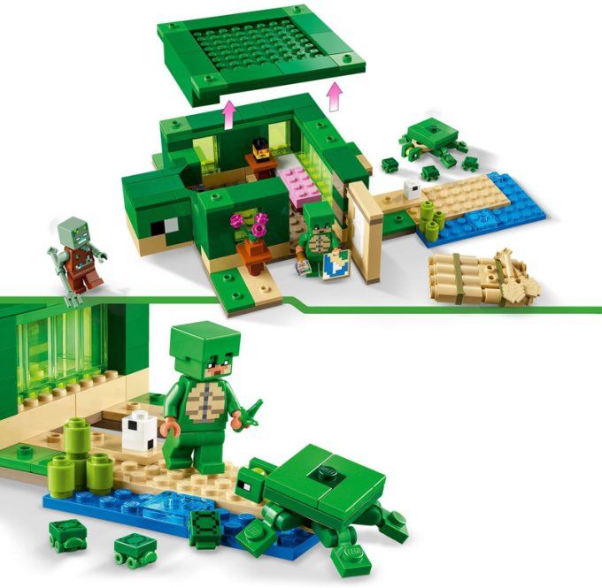 MAISON PLAGE TORTUE MINECRAFT
