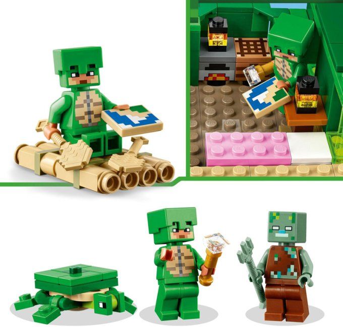 MAISON PLAGE TORTUE MINECRAFT