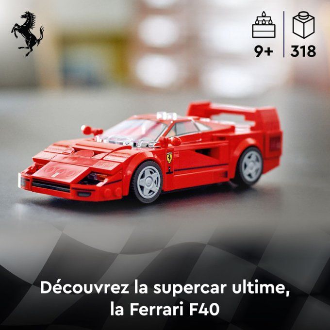 SUPERCAR FERRARI F40 SPEED CHAMPIONS