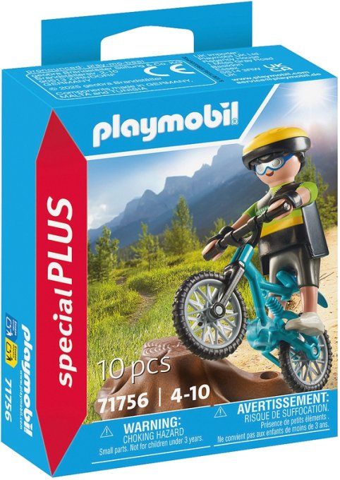 CYCLISTE VTT + SOUCHE