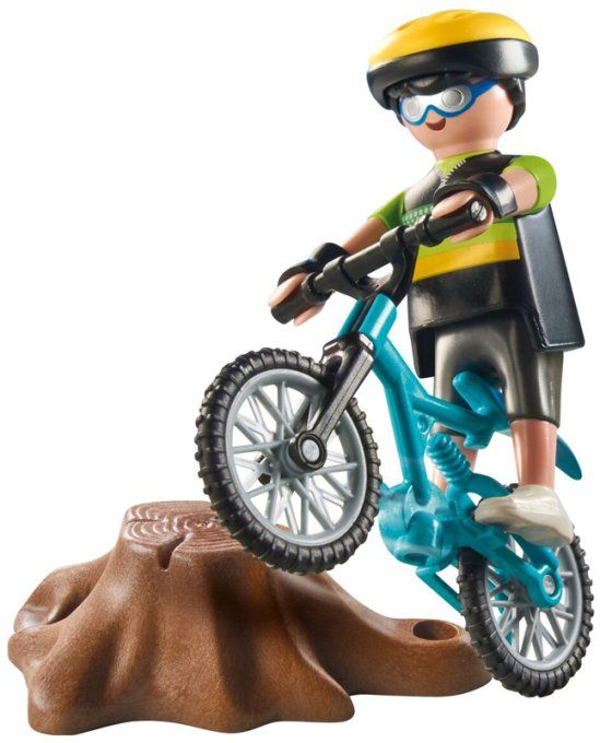 CYCLISTE VTT + SOUCHE