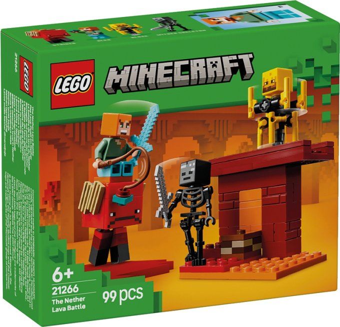 BATAILLE LAVE DU NETHER MINECR
